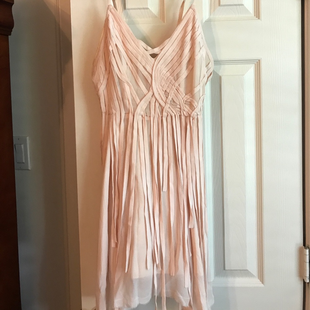 Urban Outfitters pink flowy dress